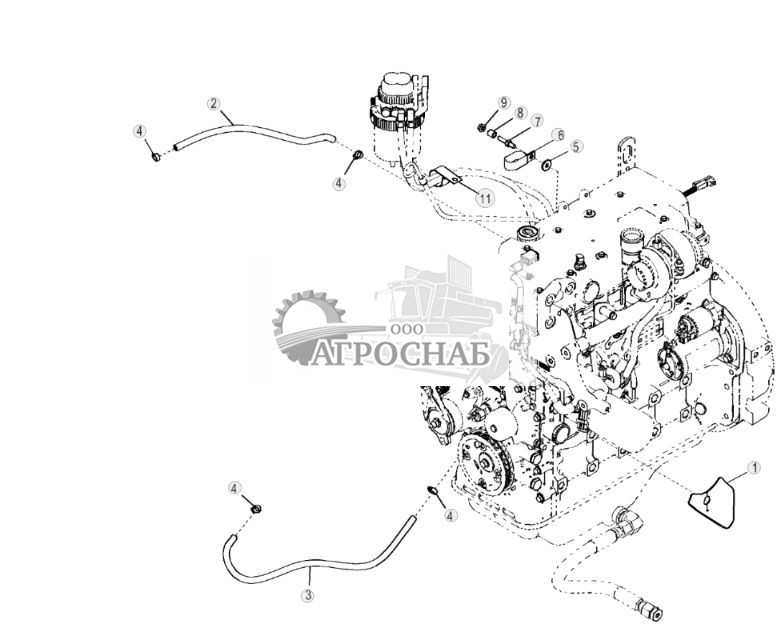 Опора топливного фильтра и поддон-маслосборник - ST2569 82.jpg